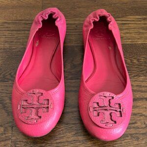 Tory Burch Reva Flats - Pink - Size 8.5